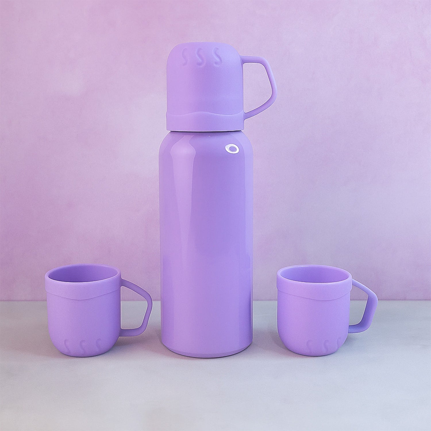Insulated Purple Flask Set Insulated Purple Flask Set